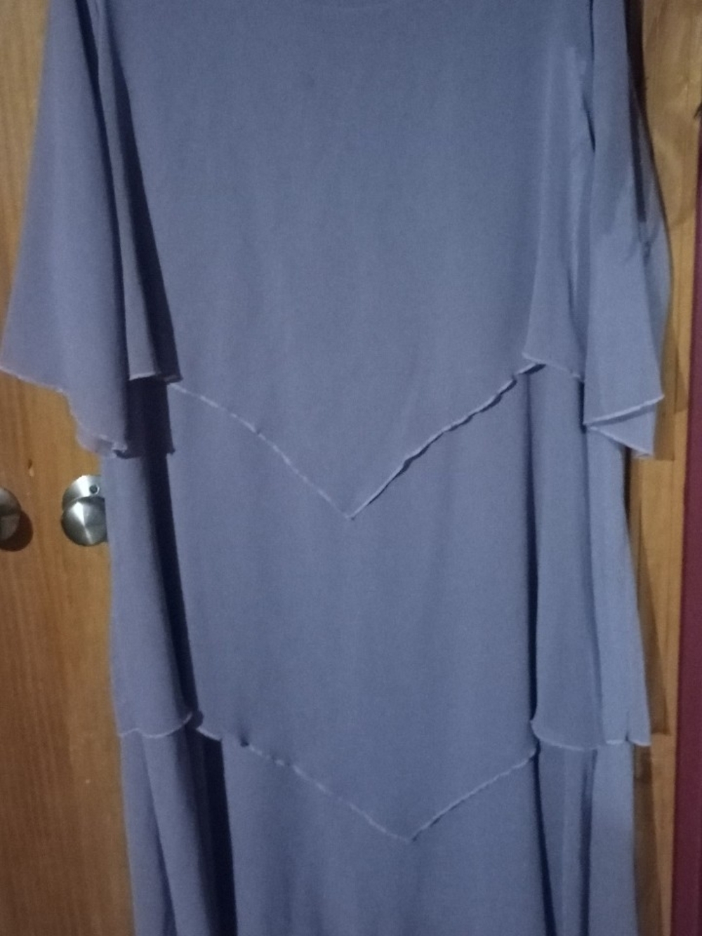 Elegant Lavender Tiered Maxi Dress